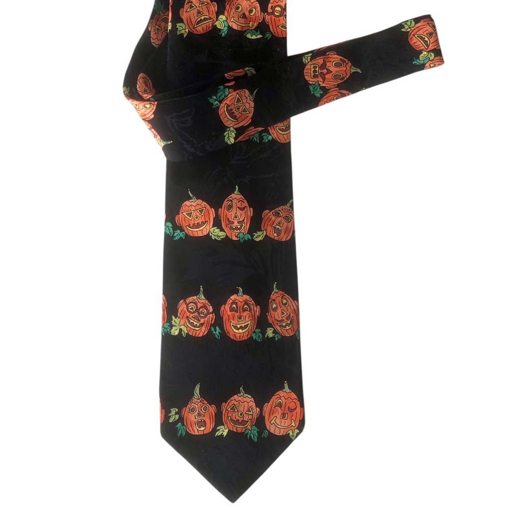 Halloween Pumpkin Novelty Necktie Men’s Tie